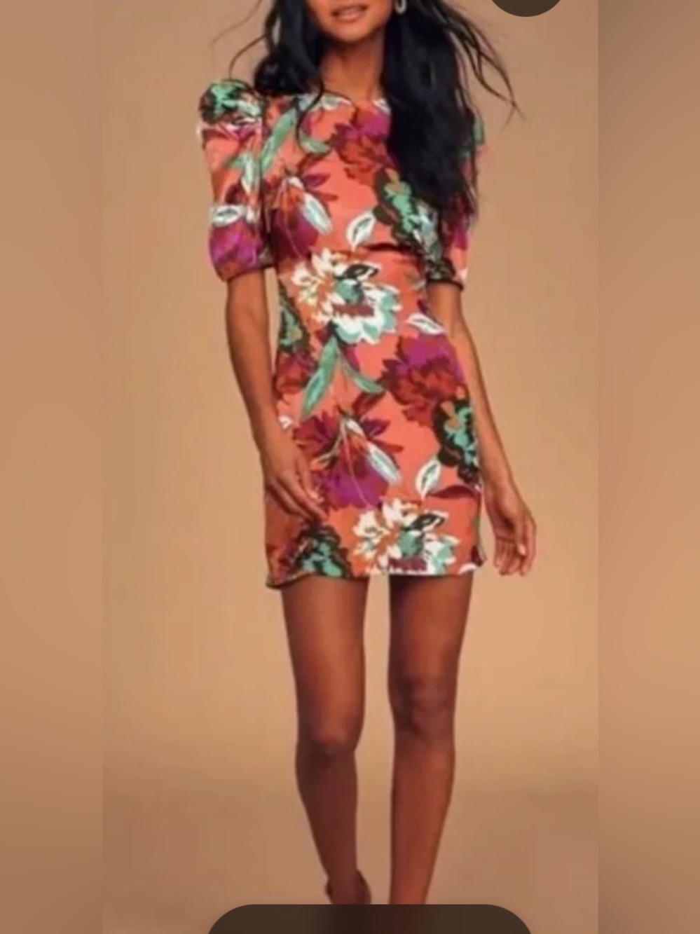 Ali & Jay “young free and single” floral dress size large. New with tags
